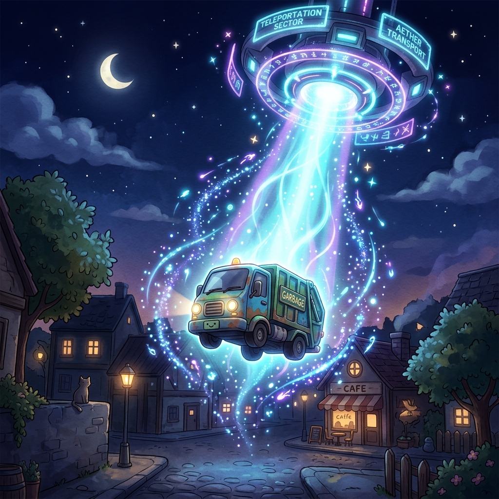 The teleportation ray